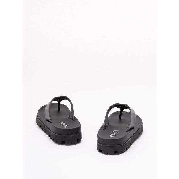 Prada Men Rubber Thong Sandals - Picture 3 of 5